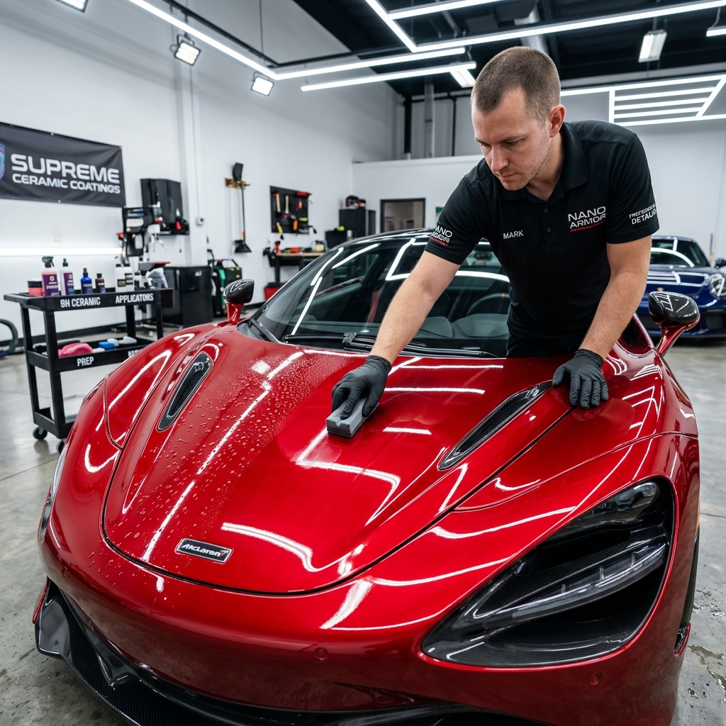 9H Nano Ceramic Coating &amp; Gloss Shield  - Doorstep Car Wash &amp; Auto Detailing Lucknow